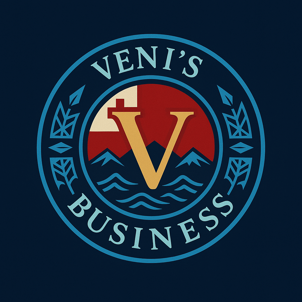 Veni's Business Logo